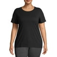 thumbnail image 1 of Athletic Works Women's Plus Size Core Crewneck Short Sleeve T-Shirt, 1 of 1