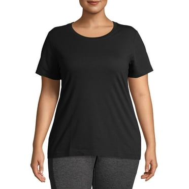 Athletic Works Women's Plus Size Core Crewneck Short Sleeve T-Shirt