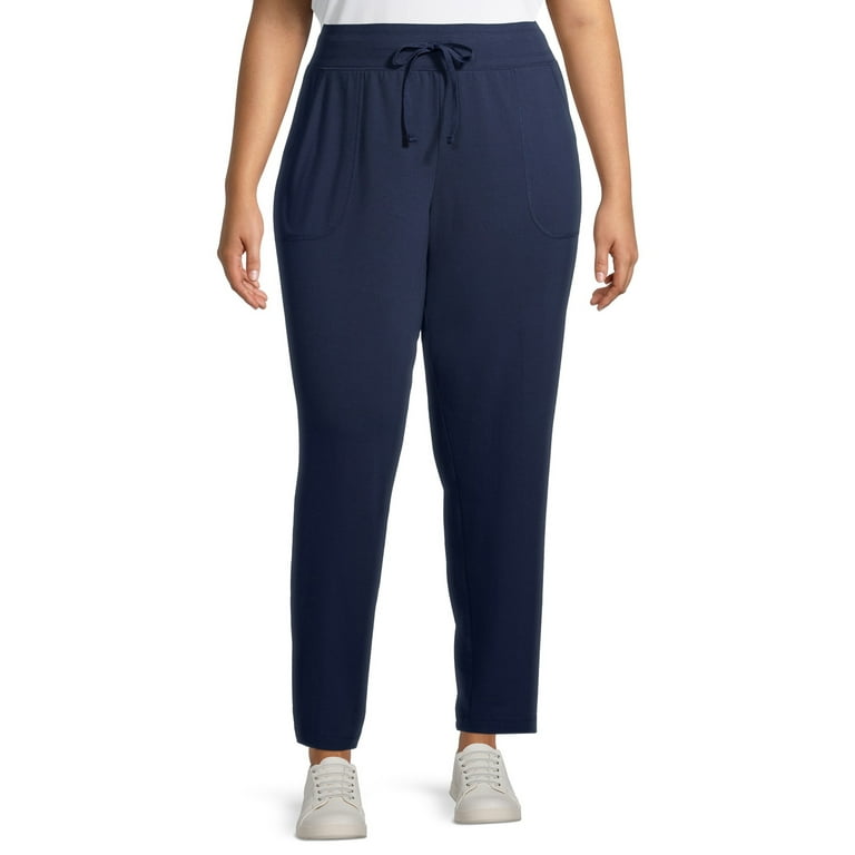 Athletic Works Women's Plus Size Core Knit Athleisure Sweatpants 