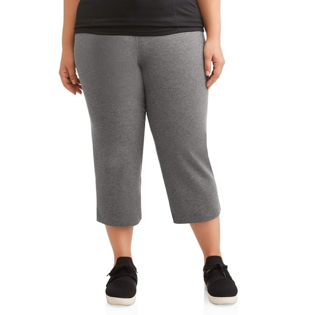 Athletic Works Women's Plus Size Dri More 22" Core Capri