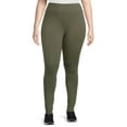 thumbnail image 1 of Athletic Works Women's Plus Size Dri More Ankle Leggings, 28", 1 of 5