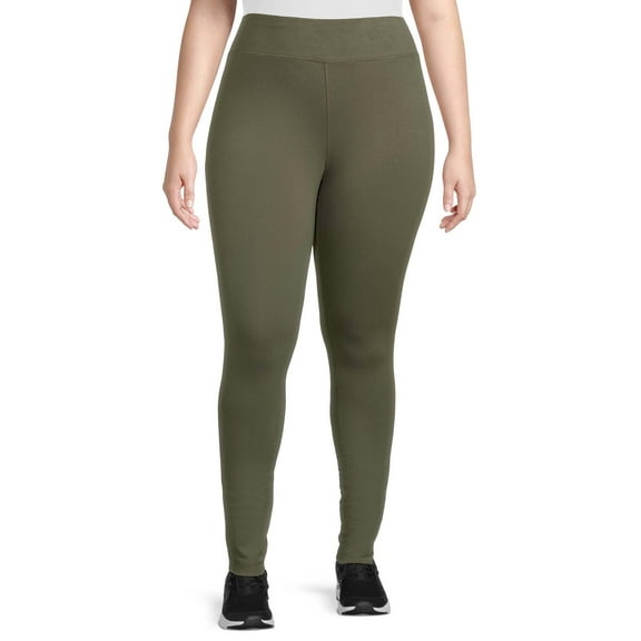Athletic Works Women's Plus Size Dri More Ankle Leggings, 28"