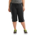 thumbnail image 1 of Athletic Works Women's Plus Size Dri More Piped Bermuda Pants, 1 of 4