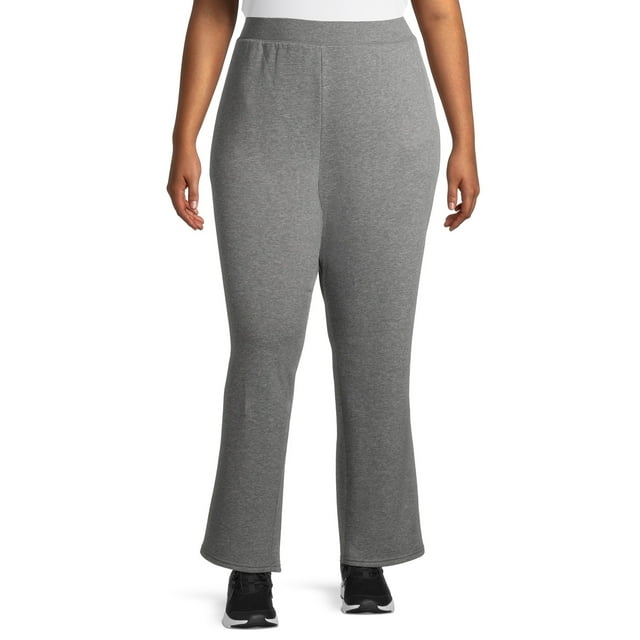 Athletic Works Women's Plus Size Fleece Sweatpants - Walmart.com