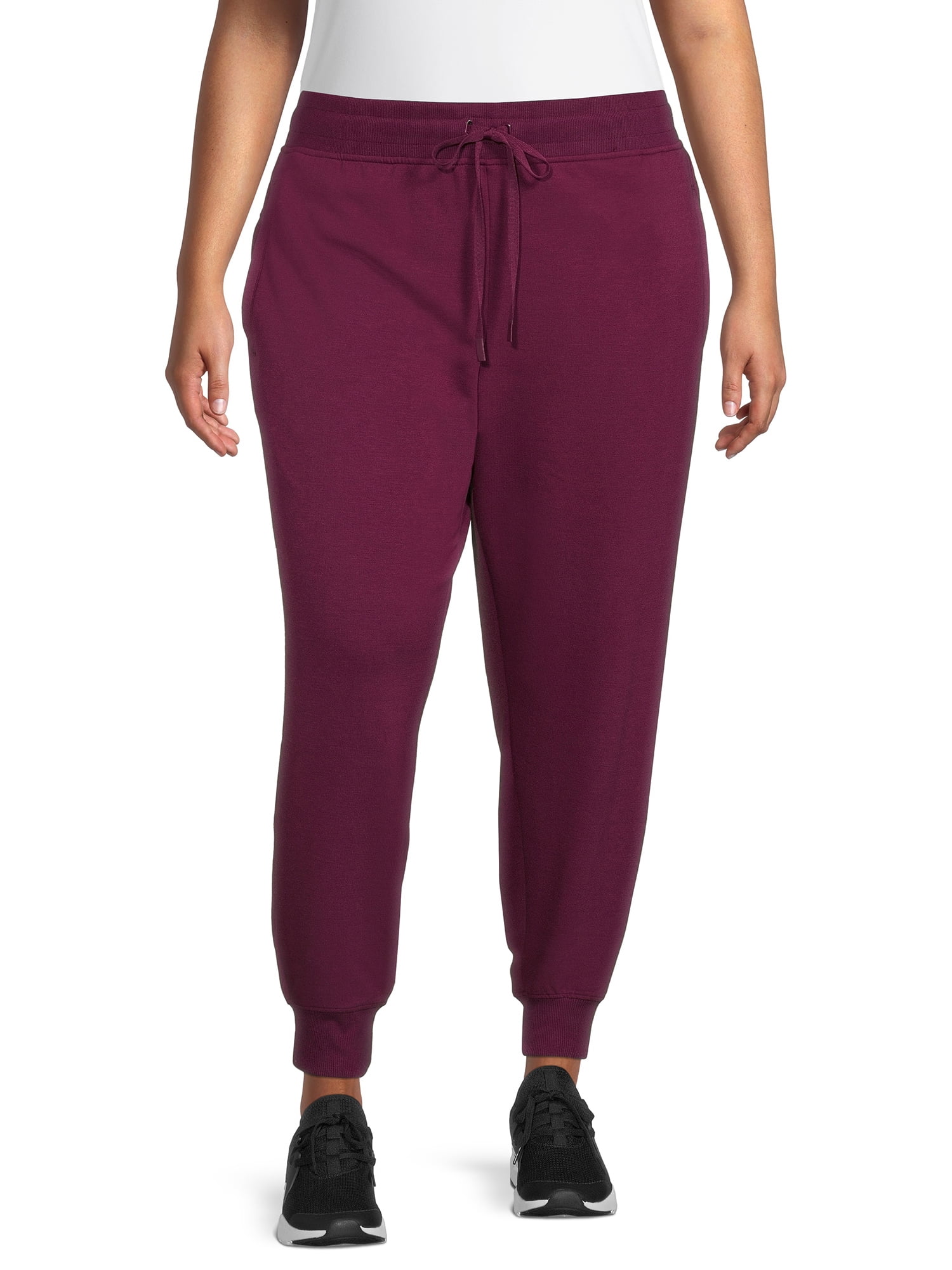 Athletic Works Women's Plus Size Pull-On Jogger Pants - Walmart