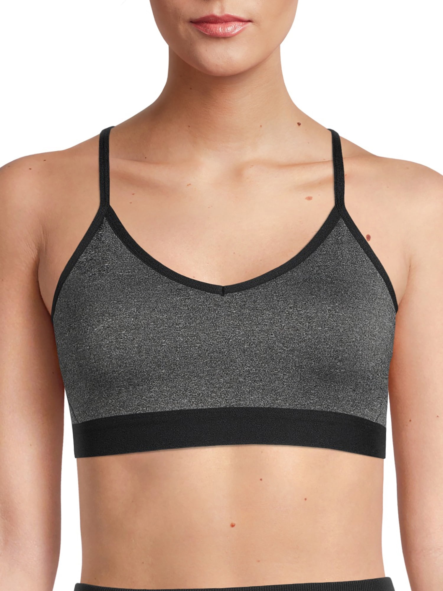 Athletic Works Women’s and Women's Plus Racerback Sports Bra, Sizes XS-4X