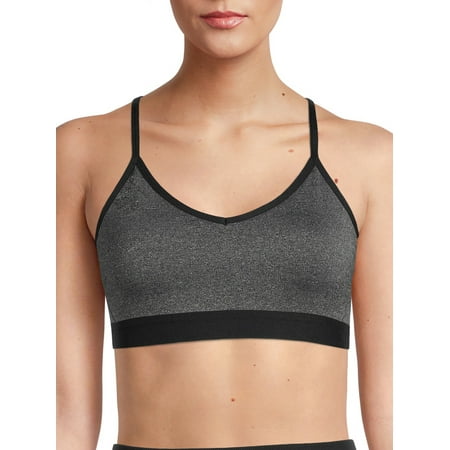 Athletic Works Women’s and Women's Plus Racerback Sports Bra, Sizes XS-4X