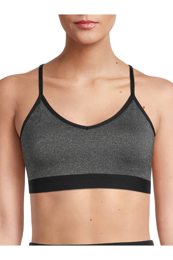 Women’s and Women's Plus Racerback Sports Bra, Sizes XS-4X