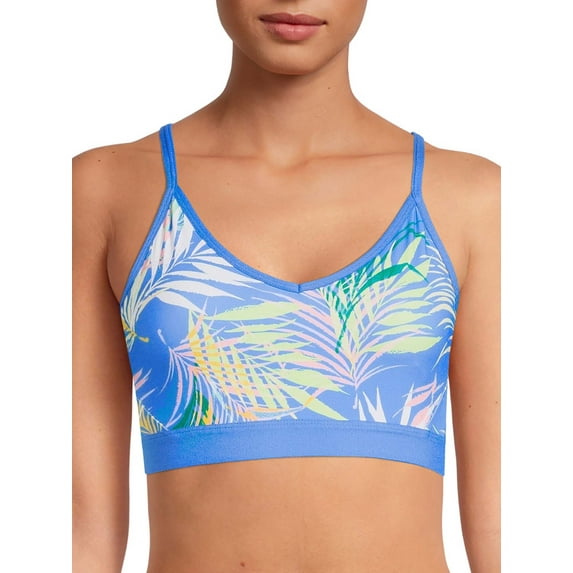 Athletic Works Women’s and Women's Plus Racerback Sports Bra, Sizes XS-4X