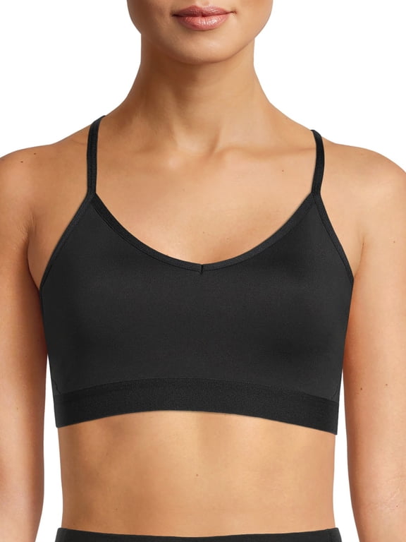 Women’s and Women's Plus Racerback Sports Bra, Sizes XS-4X