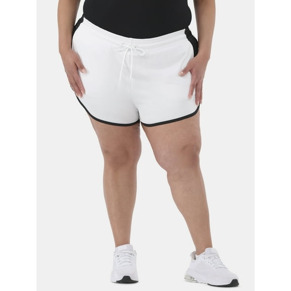 Athletic Works Women's Side Seam Running Shorts, Sizes XS-4X