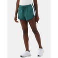 thumbnail image 1 of Athletic Works Women's Side Seam Running Shorts, Sizes XS-4X, 1 of 5
