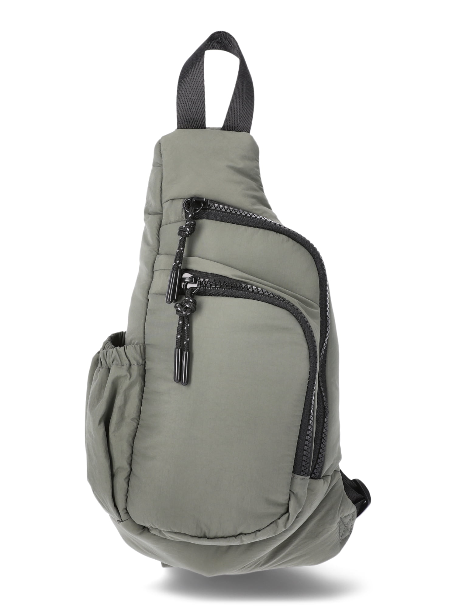 Athletic Works Women's Crossbody Sling Bag, Green Midnight