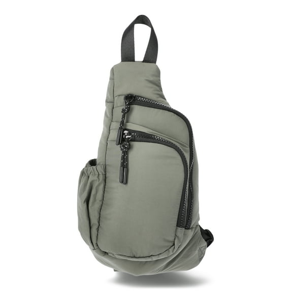 Athletic Works Women's Crossbody Sling Bag, Green Midnight