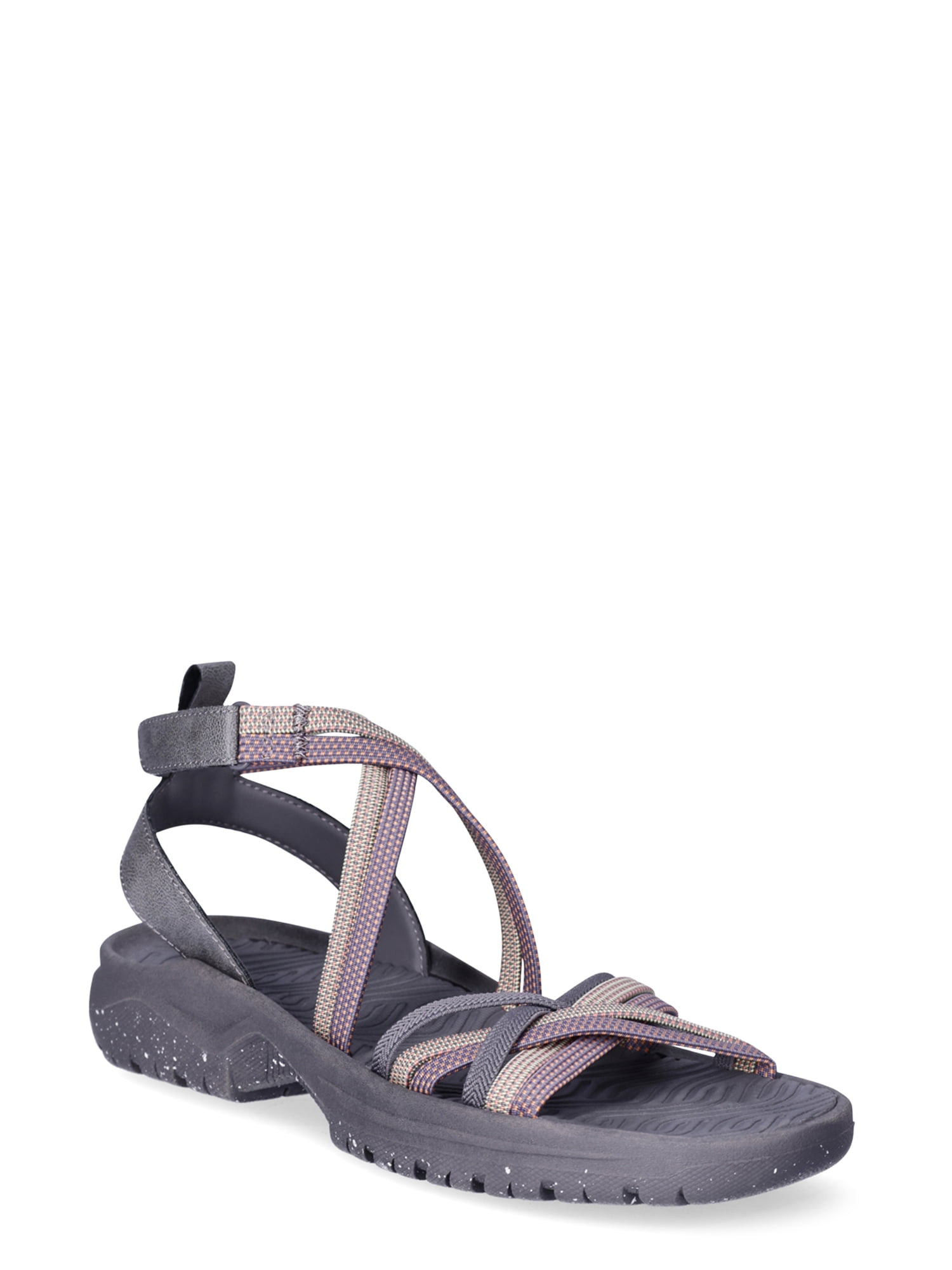 Athletic Works Women's Strappy River Flat Sandals - Walmart.com Athletic Works Women's Strappy River Flat Sandals - Walmart.com