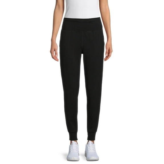 Athletic Works Women’s Stretch Cotton Blend Jogger Pants with Pockets