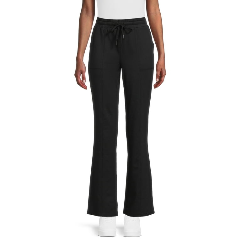 Athletic Works Women's Wide Leg Pants with Side Vents, Sizes XS-3XL