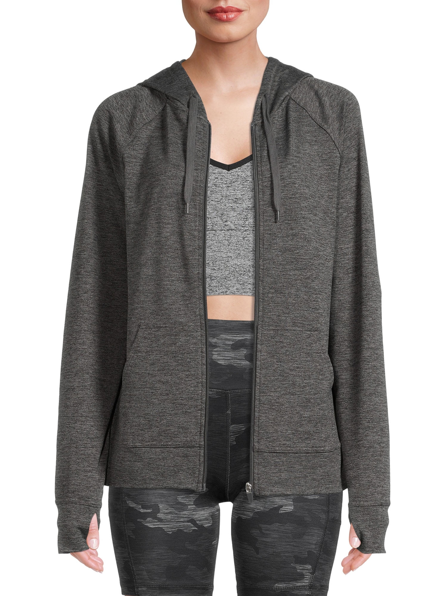 Athletic Works Women's Super Soft Zip Up Hoodie Jacket