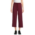 Athletic Works Women's Wide Leg Cropped Pants, Sizes XSXXXL