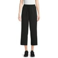 Athletic Works Women's Wide Leg Cropped Pants, Sizes XSXXXL