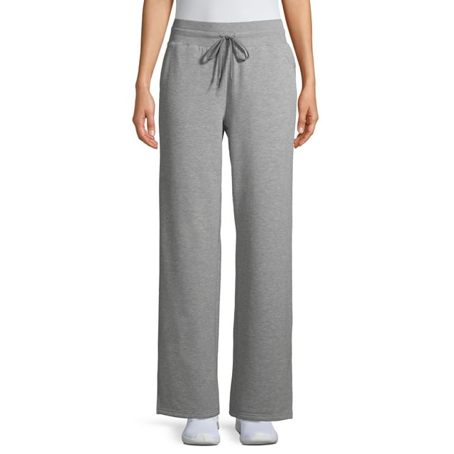 Athletic Works Women's Wide Leg Pants Available in Regular and Petite ...