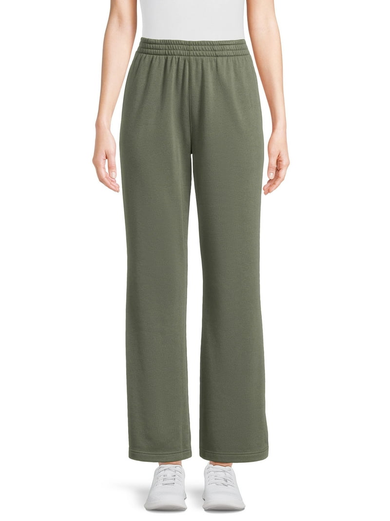 SPORTMAX::パンツ:IT40[RESALE] Athletic Works Women's Wide Leg Pants with Side Vents, Sizes