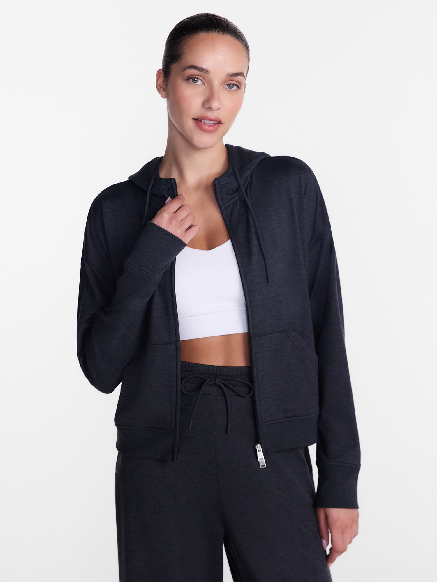 Athletic Works Women's and Women's Plus ButterCore Hoodie, Sizes XS-4X