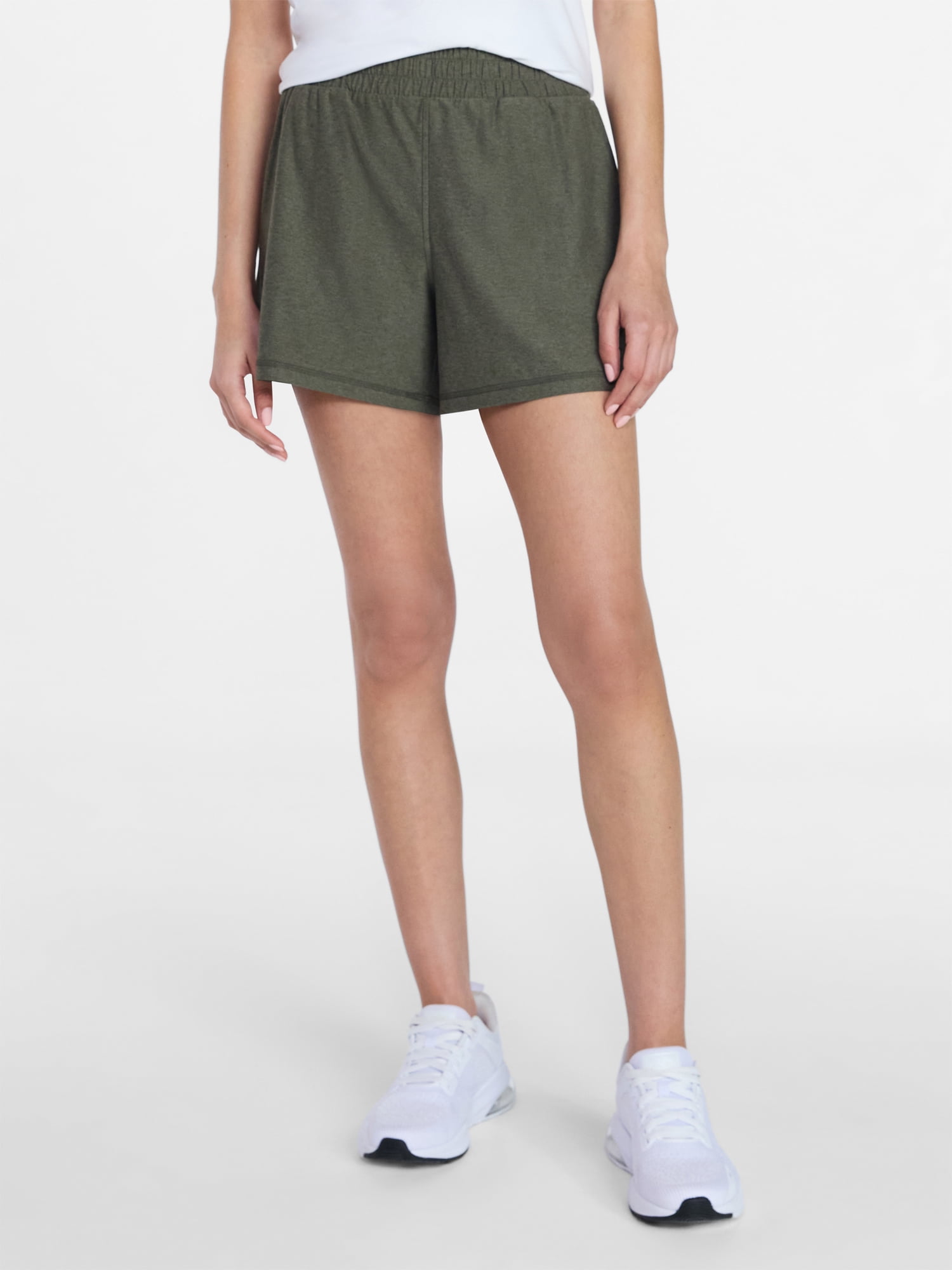 Athletic Works Women's and Women’s Plus ButterCore Soft Performance Gym Shorts, Available in 1, 2 and 5-Pack, Sizes XS-4X