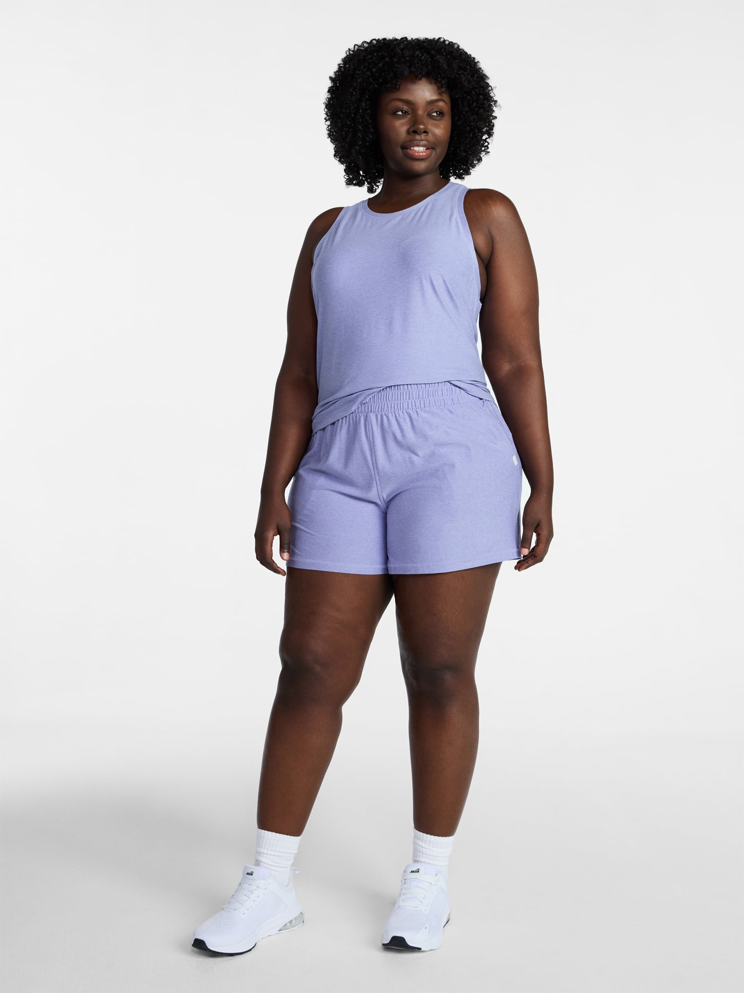 Athletic Works Women's and Women’s Plus ButterCore Soft Performance Gym Shorts, Available in 1, 2 and 5-Pack, Sizes XS-4X