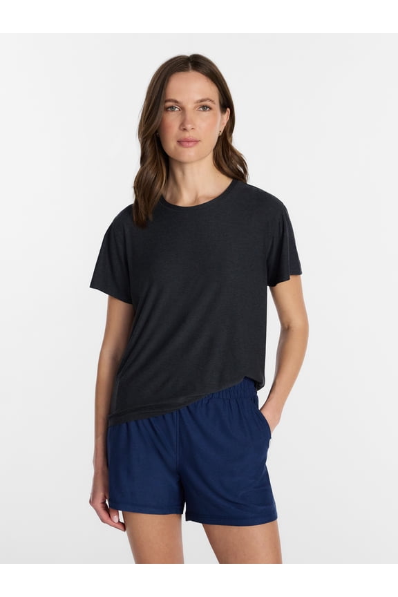 Women's and Women's Plus Relaxed ButterCore Tee with Short Sleeves, Sizes XS-4X