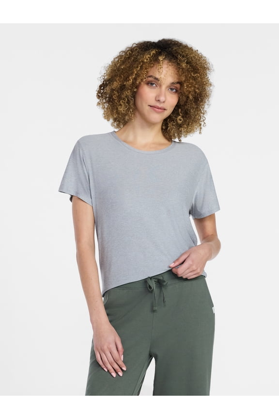 Women's and Women's Plus Relaxed ButterCore Tee with Short Sleeves, Sizes XS-4X
