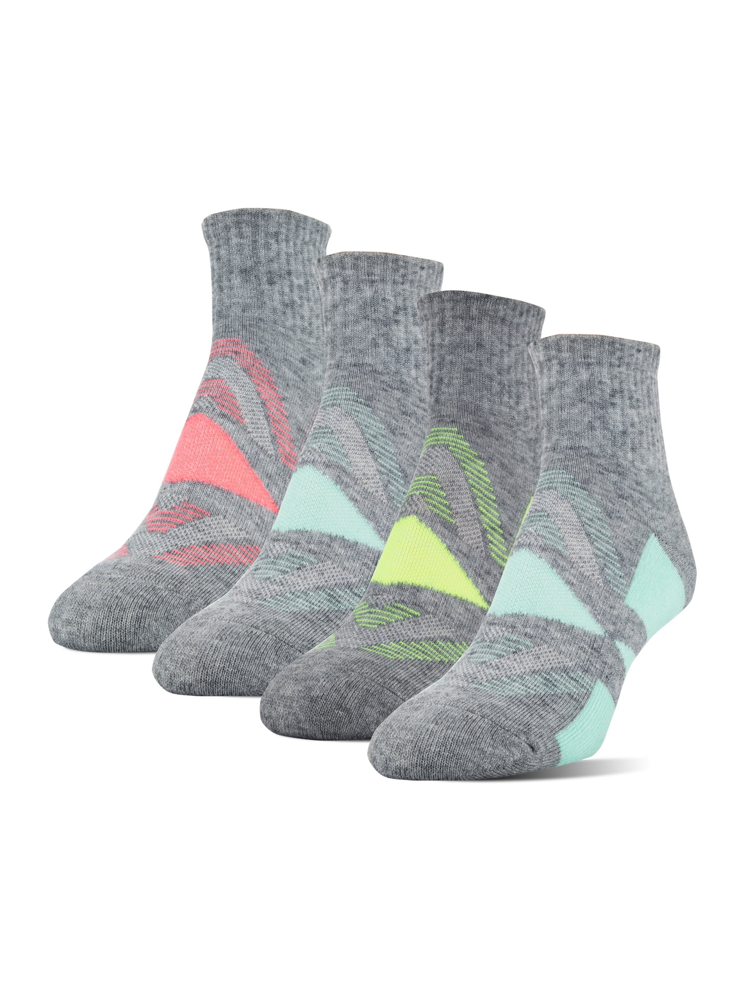 Athletic Works Women's Wool Midcushion Ankle Socks, 4 Pairs