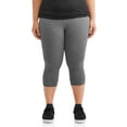 Shop Athletic Works Women's and Women's Plus Active DriWorks Capri Leggings, Sizes S5X Great