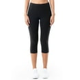 thumbnail image 1 of Athletic Works Women's and Women's Plus Active Dri-Works Capri Leggings, Sizes S-5X, 1 of 7