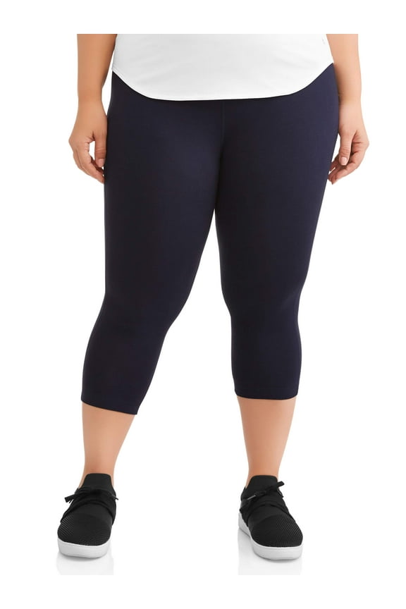 Women's and Women's Plus Active Dri-Works Capri Leggings, Sizes S-5X