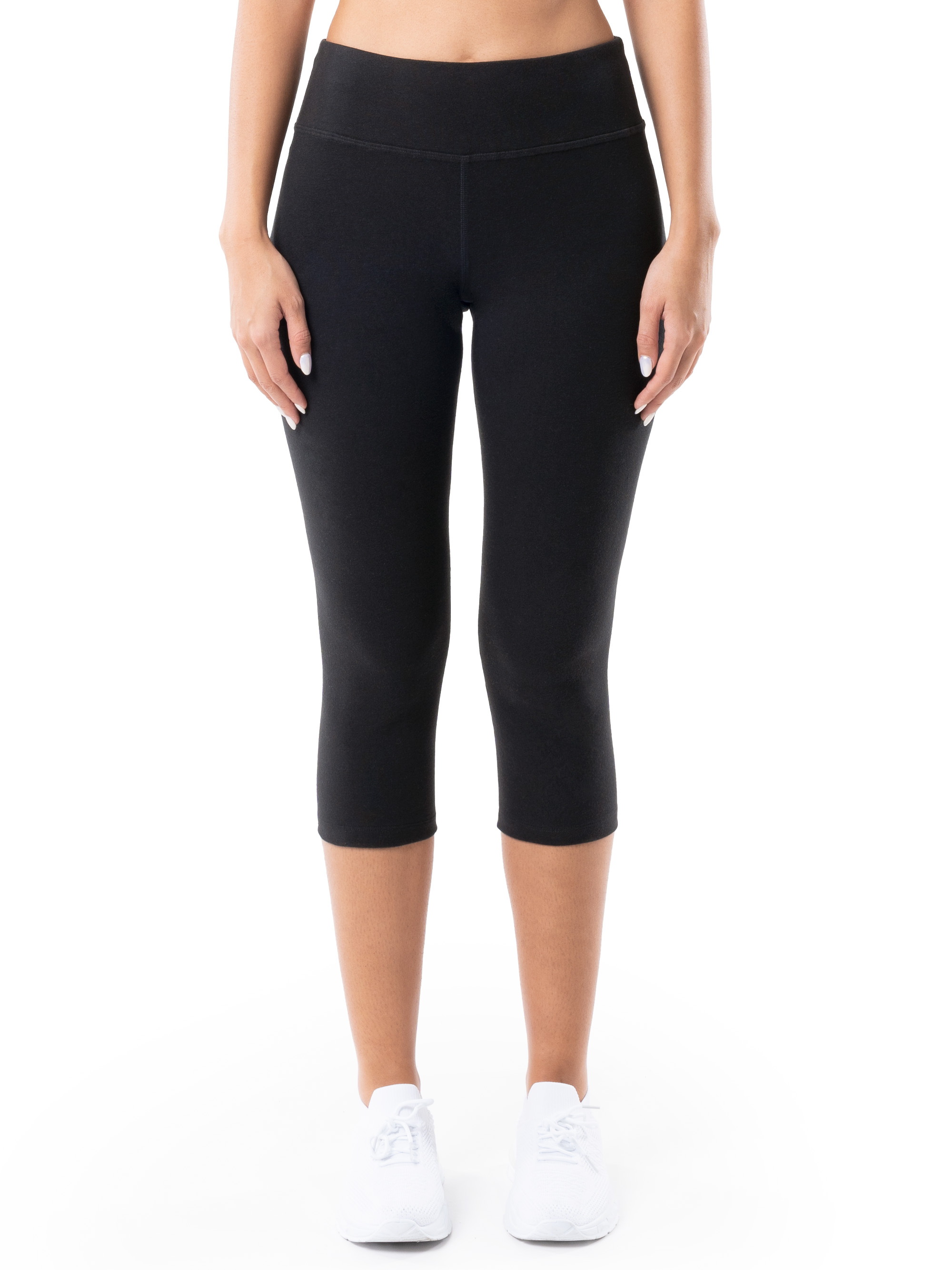 Black athletic capris best sale