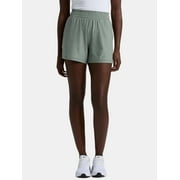 ATHLETIC WORKS Women's and Women’s Plus ButterCore Soft Performance Gym Shorts, Available in 1, 2 and 5-Pack, Sizes XS-4X