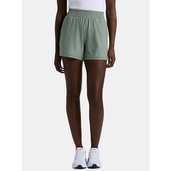 Athletic Works Women's and Women’s Plus ButterCore Soft Performance Gym Shorts, Available in 1, 2 and 5-Pack, Sizes XS-4X