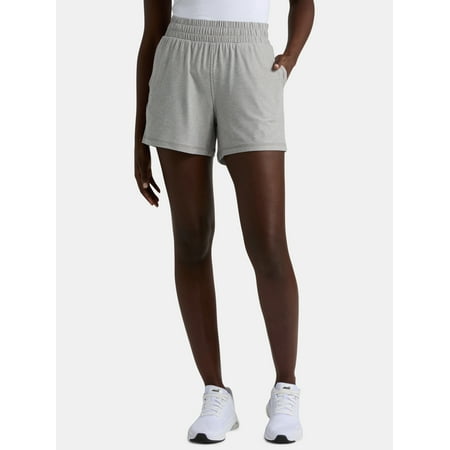 Athletic Works Women's and Women’s Plus ButterCore Soft Performance Gym Shorts, Available in 1, 2 and 5-Pack, Sizes XS-4X