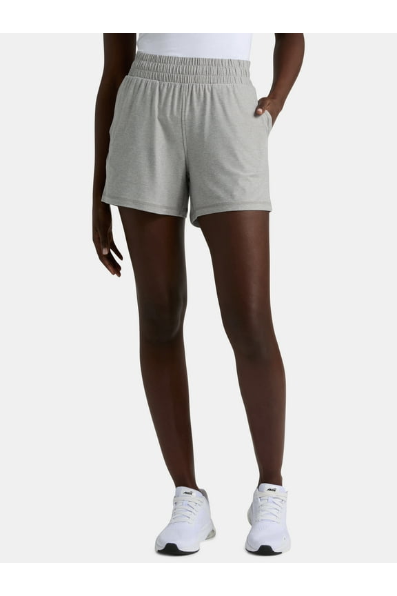 Women's and Women’s Plus ButterCore Soft Performance Gym Shorts, Available in 1, 2 and 5-Pack, Sizes XS-4X