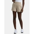 thumbnail image 1 of Athletic Works Women's and Women’s Plus ButterCore Soft Performance Gym Shorts, Available in 1, 2 and 5-Pack, Sizes XS-4X, 1 of 6