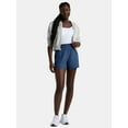 thumbnail image 1 of Athletic Works Women's and Women’s Plus ButterCore Soft Performance Gym Shorts, Available in 1, 2 and 5-Pack, Sizes XS-4X, 1 of 5