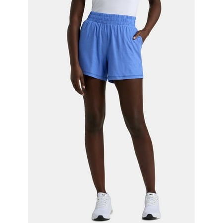 Athletic Works Women's and Women’s Plus ButterCore Soft Performance Gym Shorts, Available in 1, 2 and 5-Pack, Sizes XS-4X