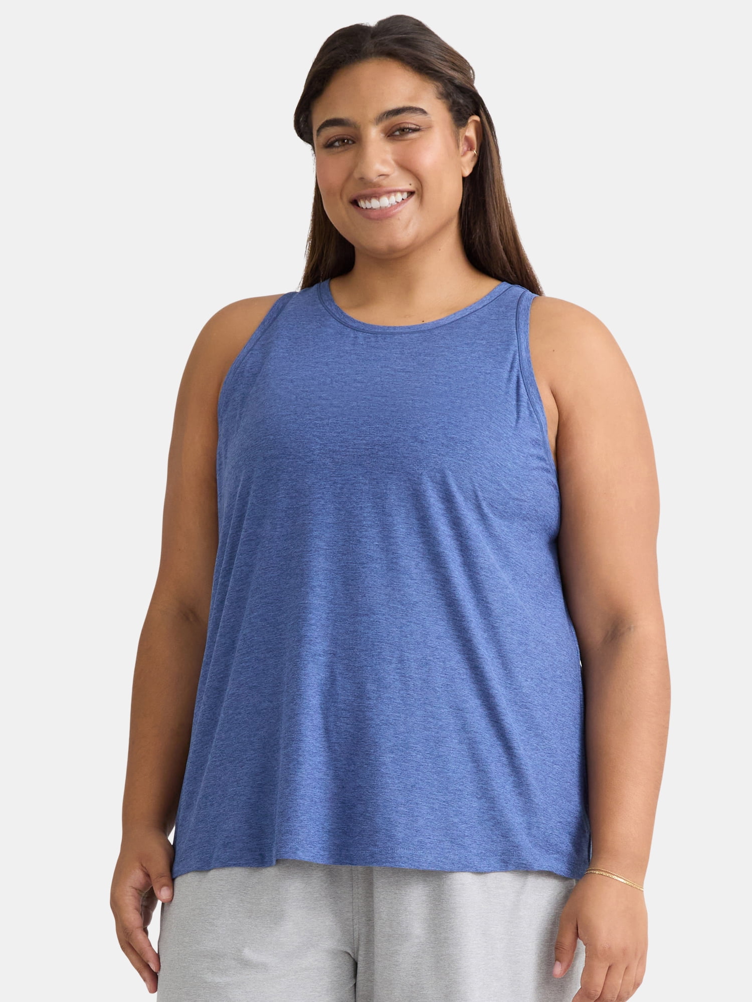 Athletic Works Women’s and Women's Plus ButterCore Performance Tank Top, Sizes XS-4X