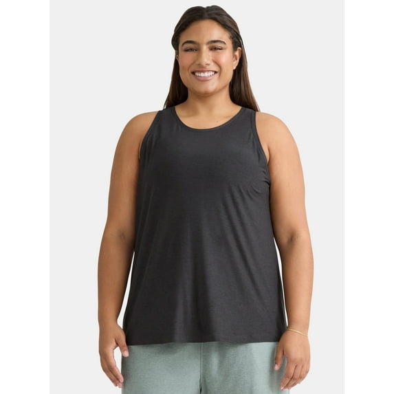 Athletic Works Women’s and Women's Plus ButterCore Performance Tank Top, Sizes XS-4X