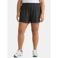 thumbnail image 1 of Athletic Works Women's and Women’s Plus ButterCore Soft Performance Gym Shorts, 2-Pack, Sizes XS-4X, 1 of 7