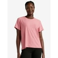 thumbnail image 1 of Athletic Works Women's and Women's Plus ButterCore Tee with Short Sleeves, Sizes XS-4X, 1 of 6