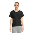 thumbnail image 1 of Athletic Works Women's and Women's Plus ButterCore Tee with Short Sleeves, Sizes XS-4X, 1 of 5