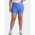 thumbnail image 1 of Athletic Works Women's and Women's Plus ButterCore Tipped Bike Shorts, Sizes XS-4X, 1 of 5