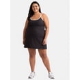thumbnail image 1 of Athletic Works Women's and Women's Plus ButterCore Tipped Tennis Dress, Sizes XS-4X, 1 of 3